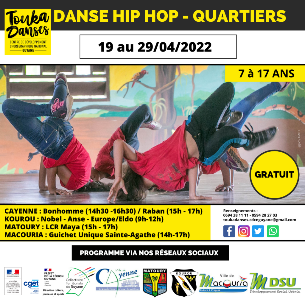 Danse Dans les Quartiers - Avril 2022 Danse Dans les Quartiers - Avril 2022